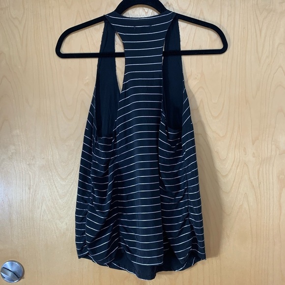 Joie Silk Striped Racerback Tank Top - Picture 3 of 13